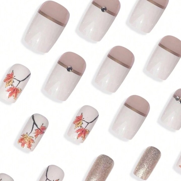 Autumn Acrylic Press On Nails - Picture 3 of 5